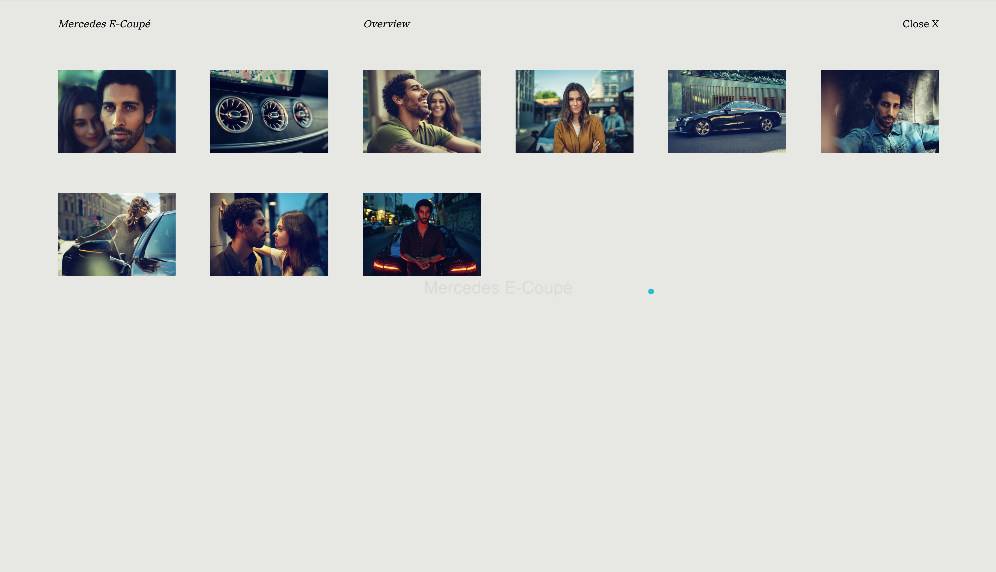 Michael Hanisch — Portfolio detail page with immersive imagery